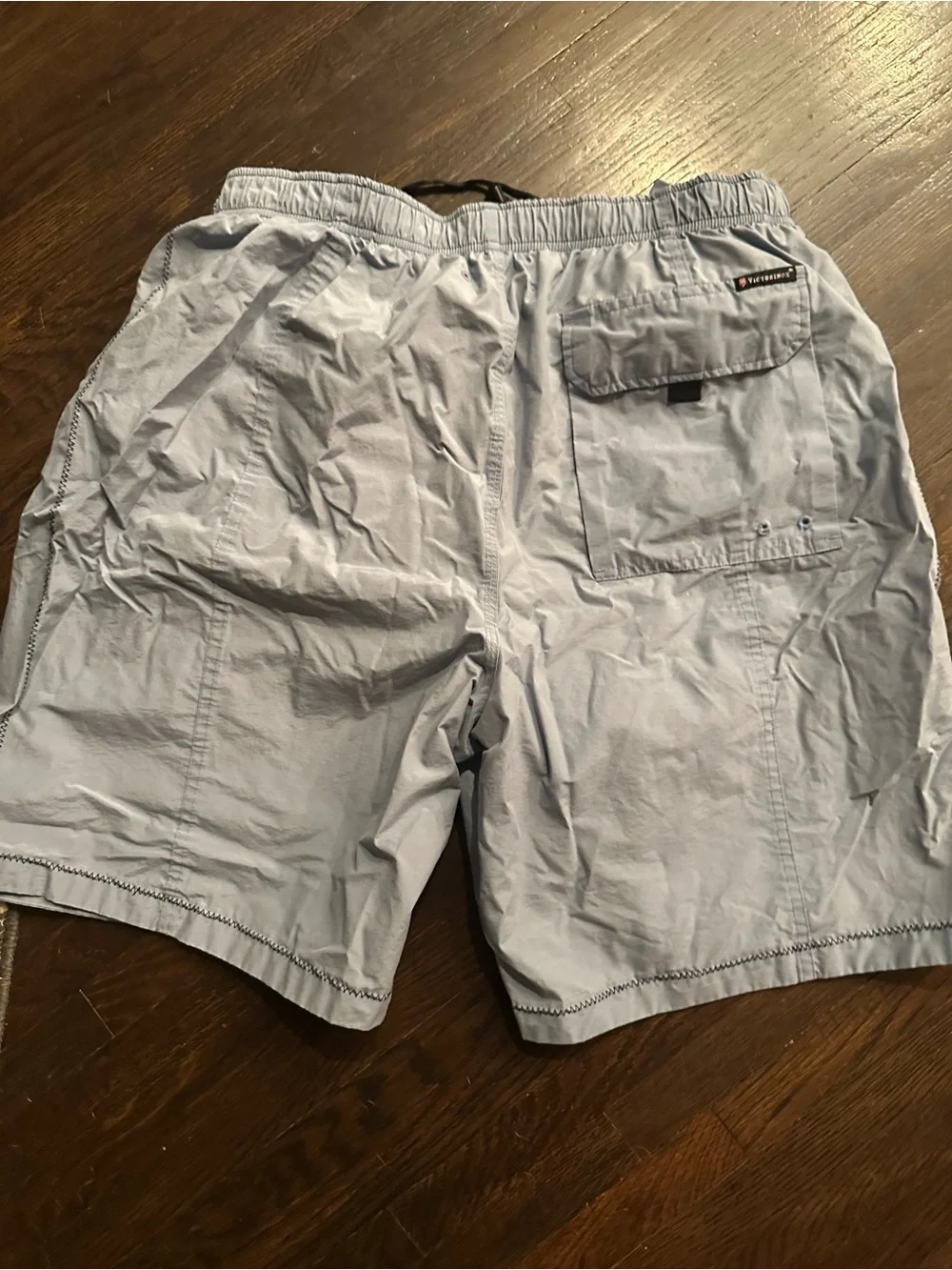 Victorinox  Blue Swim Shorts with Contrast Drawstring. Size XL